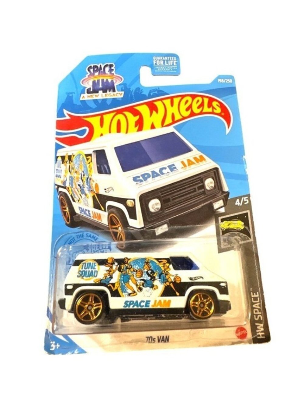 Die Cast Hot Wheels 70s Van Space Jam Tune Squad Car HW Space Series New Legacy